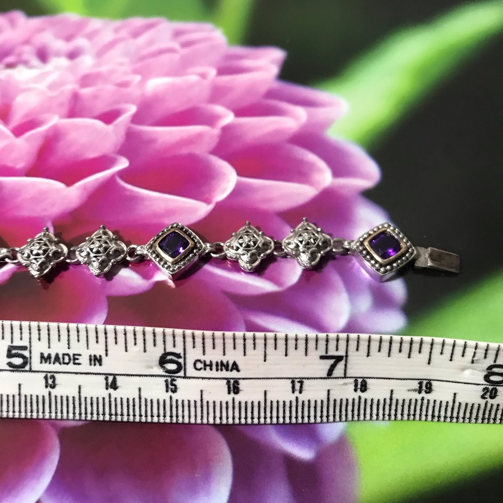 14kt. GIA .925 solid sterling Art Deco, 14kt 💕 - Picture 5 of 7